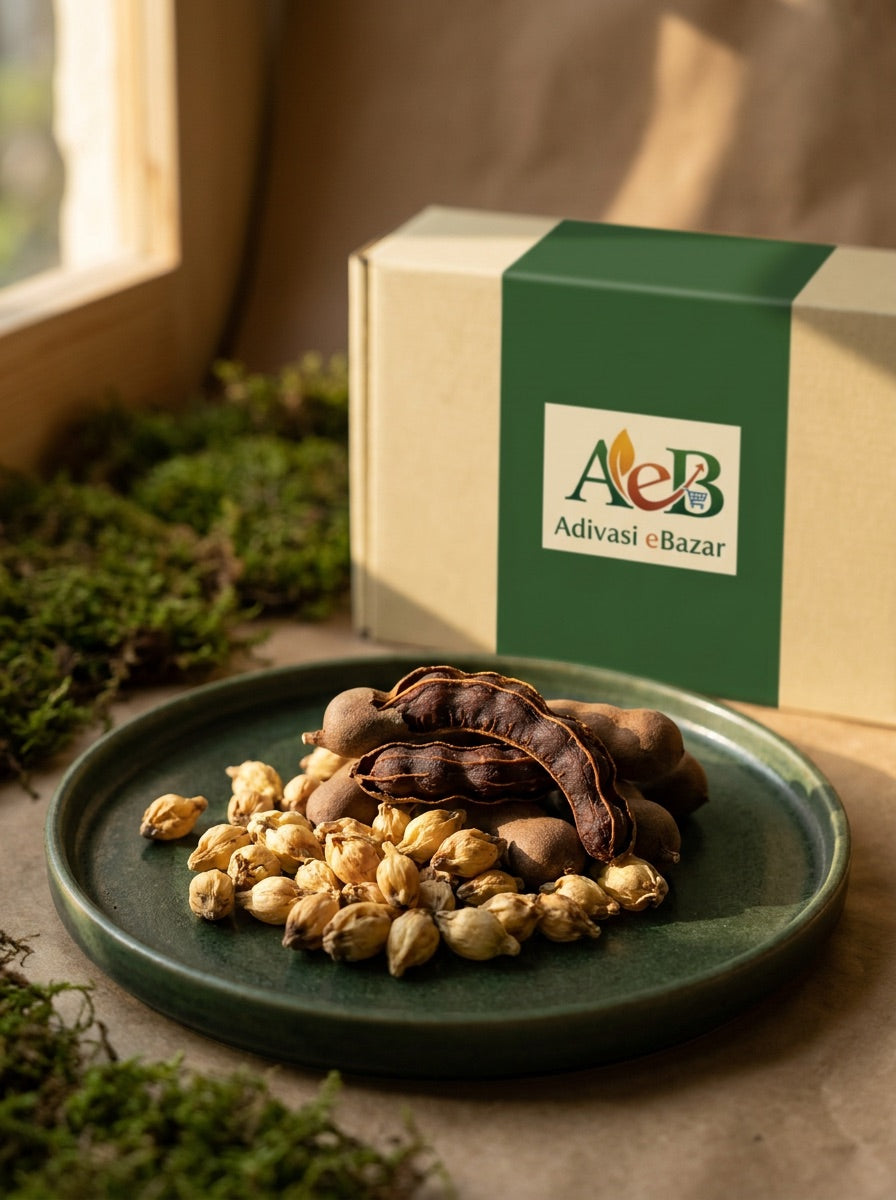 Forest foods - mahua and tamarind