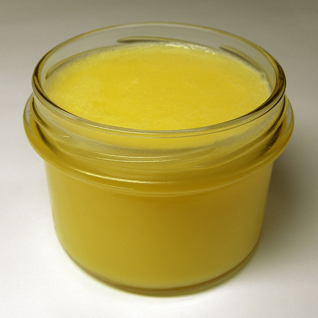 Ghee texture close-up