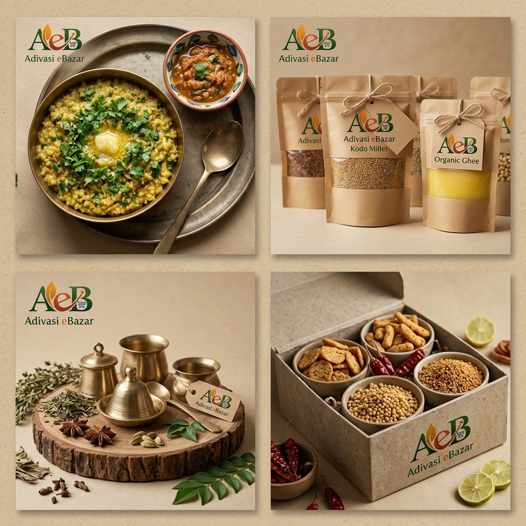 Millet khichdi with ghee