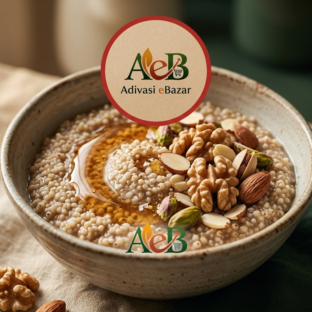 Millet porridge breakfast bowl