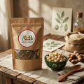 Wild Mahua Flowers pouch with Adivasi eBazar label
