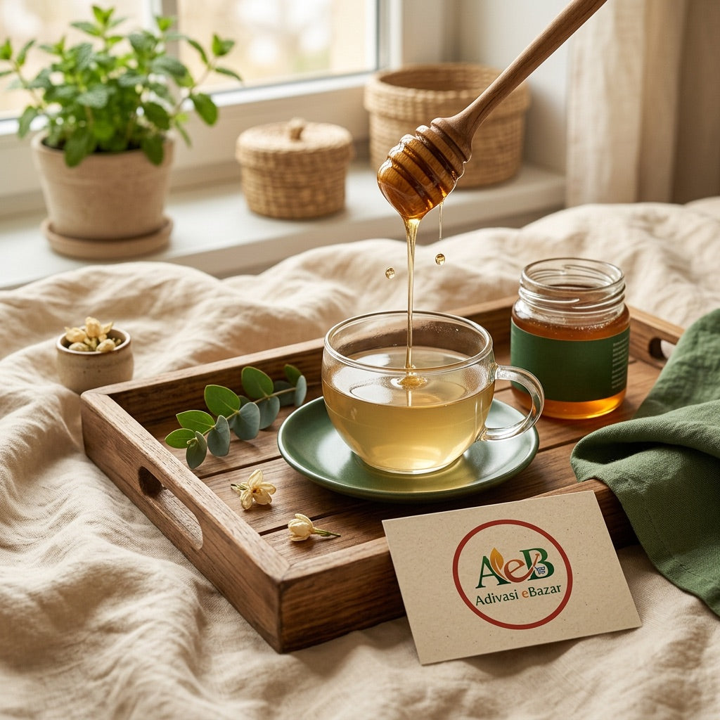 Honey in warm water